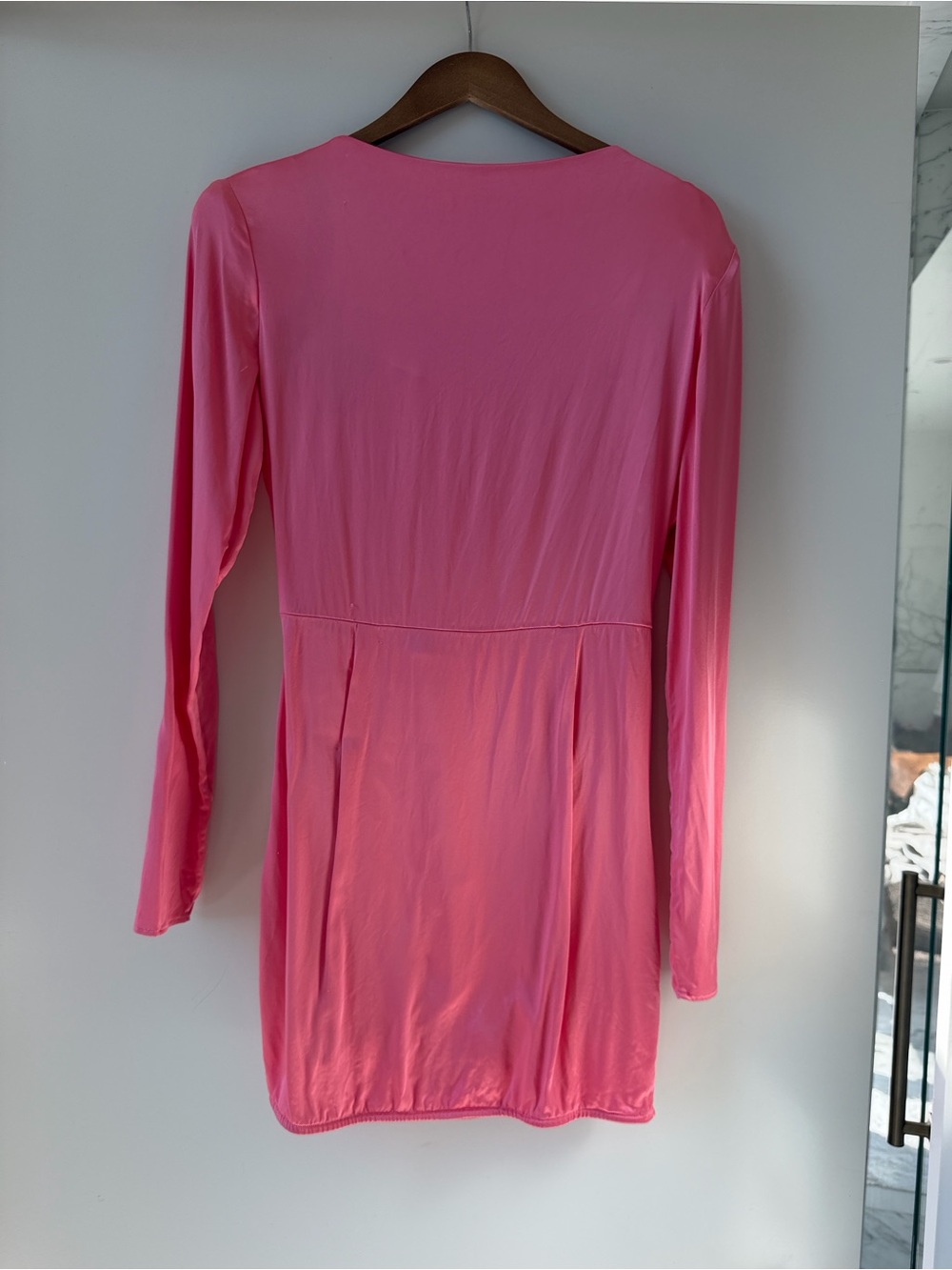 Gauge81 Vibrant Pink Long-Sleeve Midi Dress - Picture 5 of 5